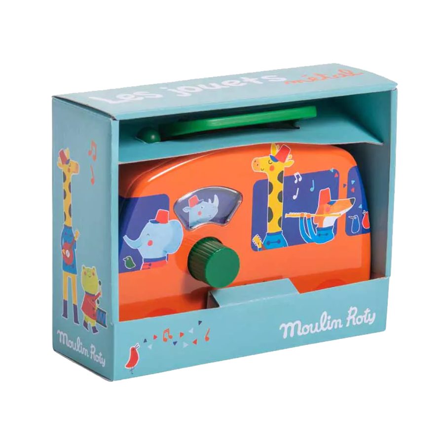 Moulin Roty Іграшка музичний автобус Les jouets metal, 720394